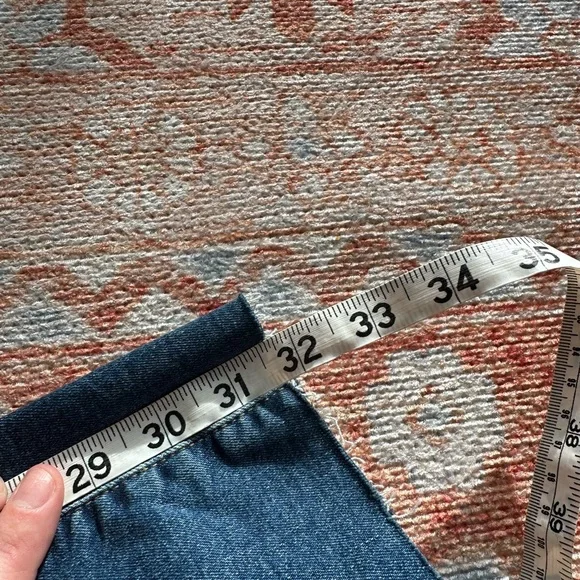 Good American Soft Tech Good Standard Kick Flare Jeans GLF873TE blue 004 4/27 - Picture 7 of 10